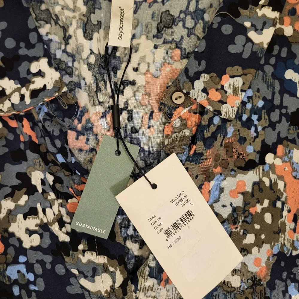 Soya Concept Ilma 3 Floral Dress Size Large Multi Color - Picture 6 of 11